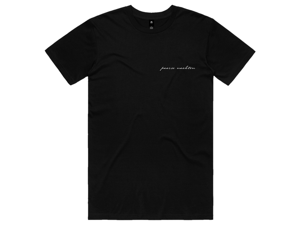 Paarse Nachten Tour T-shirt Zwart